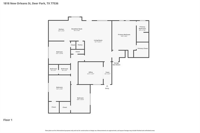 1818 New Orleans Street, Deer Park, TX 77536