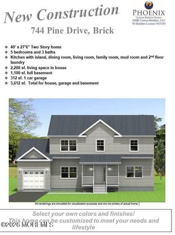 744 Pine Drive, Brick, NJ 08723