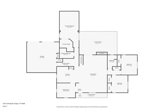 1012 Cowling Road, Sanger, TX 76266