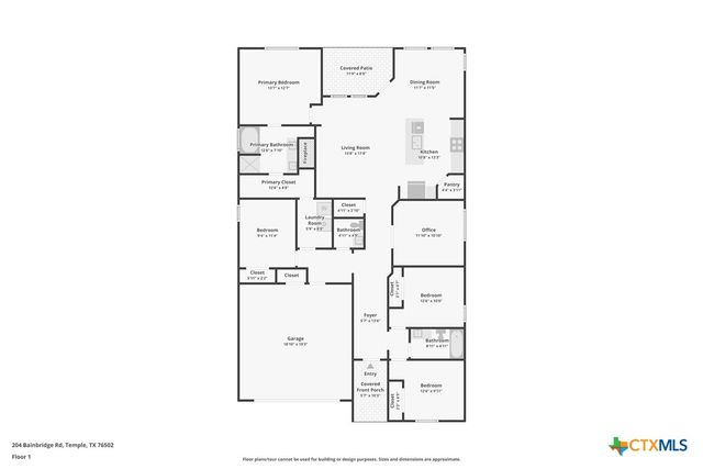 204 Bainbridge Drive, Temple, TX 76502