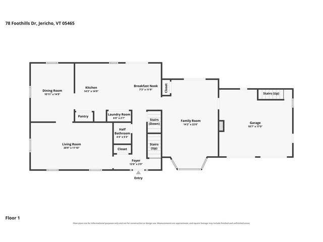 78 Foothills Drive, Jericho, VT 05465