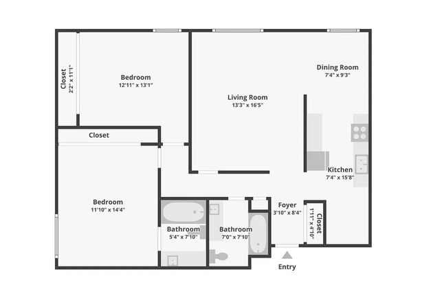 2650 Brookwood Way Drive 201B, Rolling Meadows, IL 60008