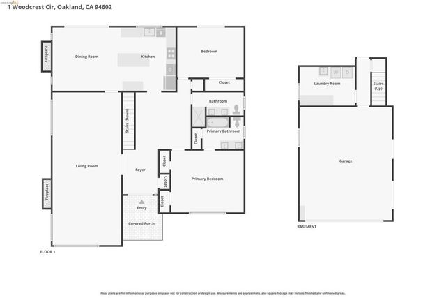 1 Woodcrest Cir, Oakland, CA 94602