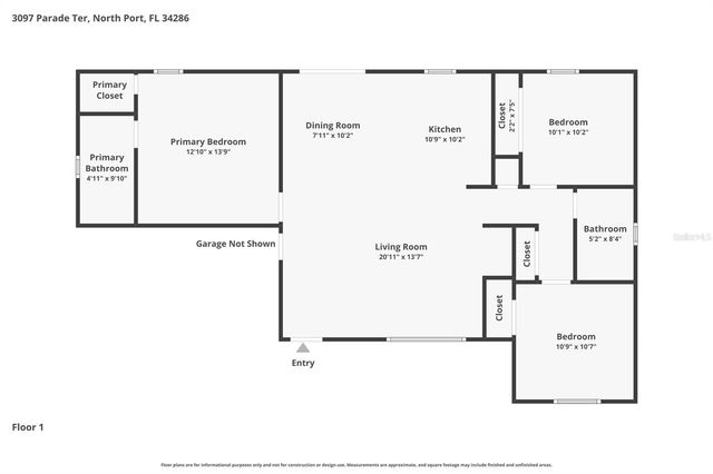 3097 PARADE TERRACE, North Port, FL 34286