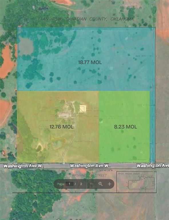 Image 1 of property listing at W Washington Avenue, Piedmont, OK 73078