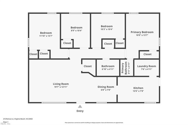 213 Remus LN, Virginia Beach, VA 23452