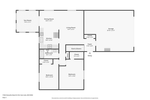 17452 Hiawatha Beach Drive NE, Ham Lake, MN 55304