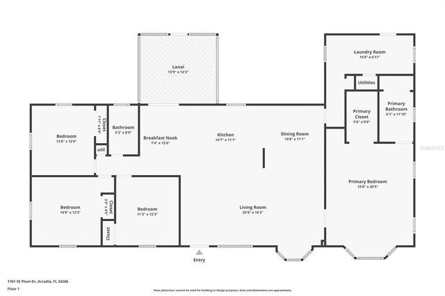 1761 SE PLUM DRIVE, Arcadia, FL 34266