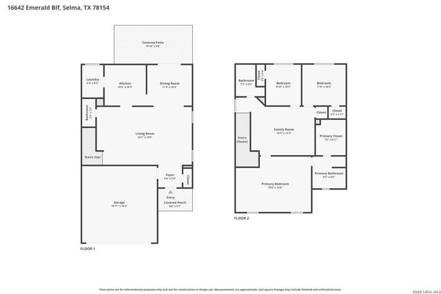 16642 EMERALD BLF, Selma, TX 78154