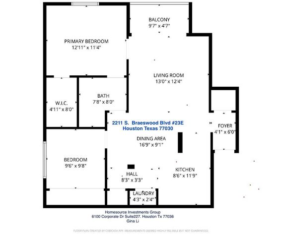 2211 S Braeswood Boulevard 23E, Houston, TX 77030