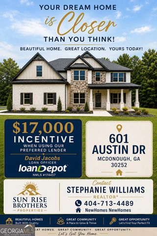 601 Austin Drive, Mcdonough, GA 30252
