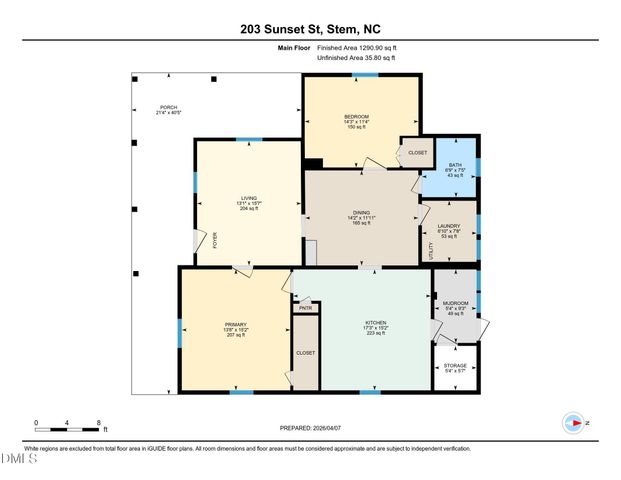 203 Sunset Street, Stem, NC 27581