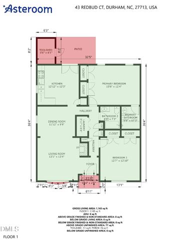 43 Redbud Court, Durham, NC 27713