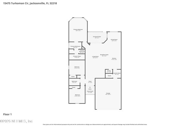 15475 TURKOMAN Circle, Jacksonville, FL 32218