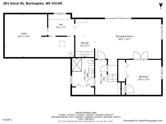201 Karyl STREET, Burlington, WI 53105