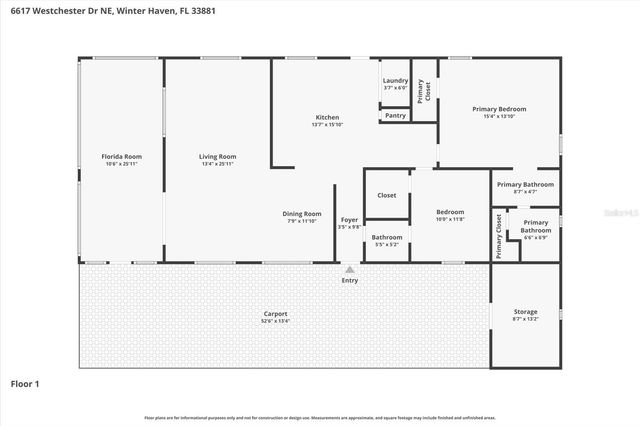 6617 WESTCHESTER DRIVE NE, Winter Haven, FL 33881