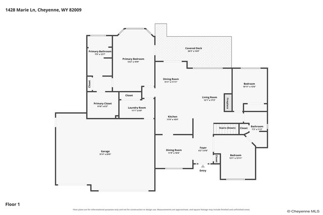 1428 MARIE LN, Cheyenne, WY 82009