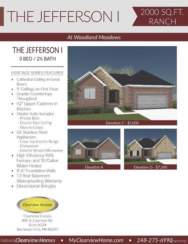 53182 Woodland Meadows, Chesterfield, MI 48047