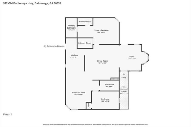 922 Old Dahlonega Highway, Dahlonega, GA 30533