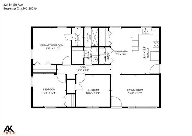 324 Bright Avenue, Bessemer City, NC 28016