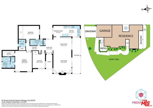 91 Tennis Club Drive, Rancho Mirage, CA 92270