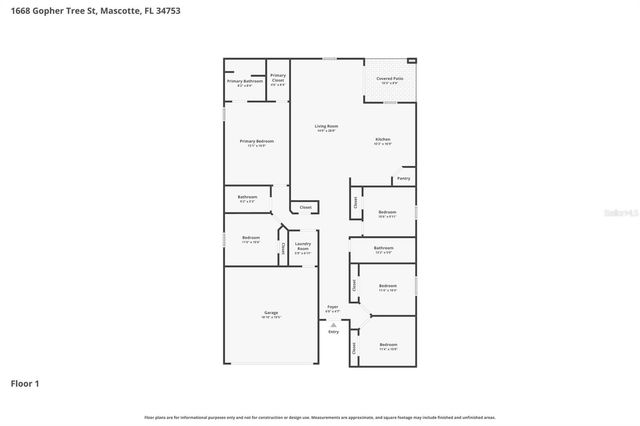 1668 GOPHER TREE STREET, Mascotte, FL 34753