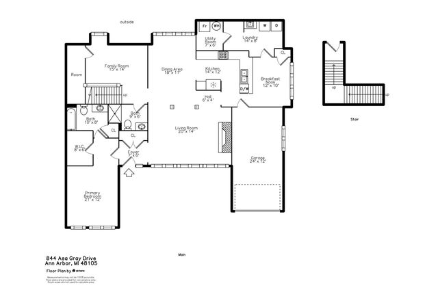 844 Asa Gray Drive, Ann Arbor, MI 48105