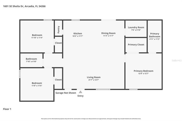 1601 SE SHEILA DRIVE, Arcadia, FL 34266