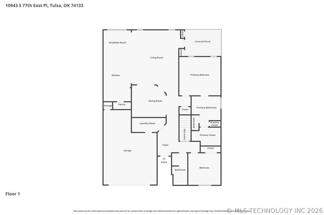 10943 S 77th East Place, Tulsa, OK 74133