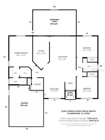 2109 CYPRESS POINT DRIVE N, Clearwater, FL 33763