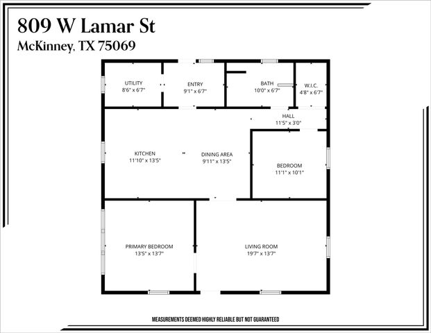 809 W Lamar Street, Mckinney, TX 75069