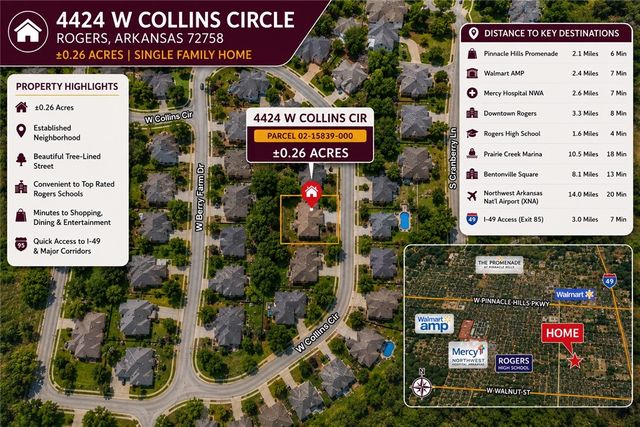 4424 W Collins Circle, Rogers, AR 72758