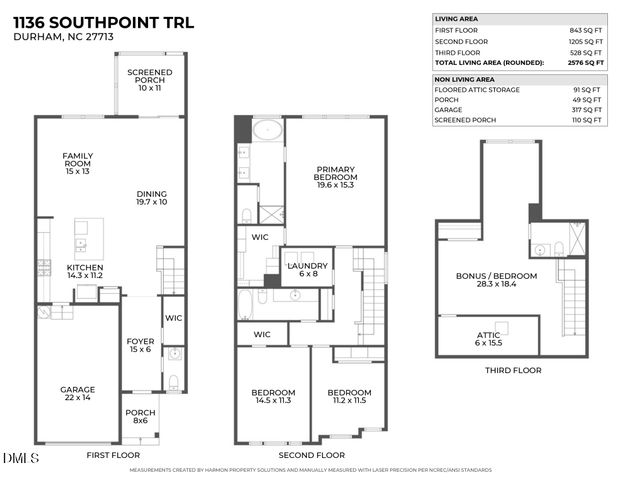 1136 Southpoint Trail, Durham, NC 27713