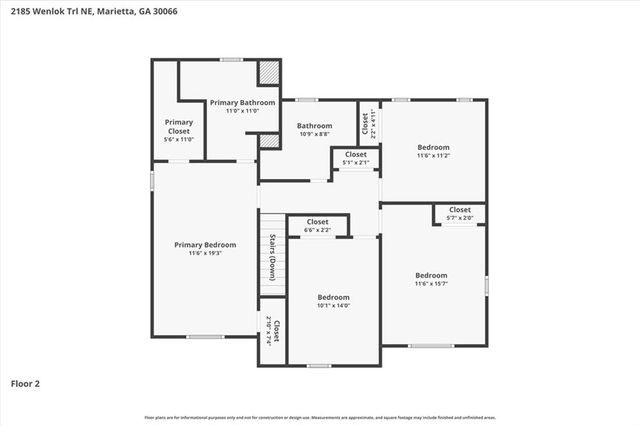 2185 Wenlok Trail NE, Marietta, GA 30066