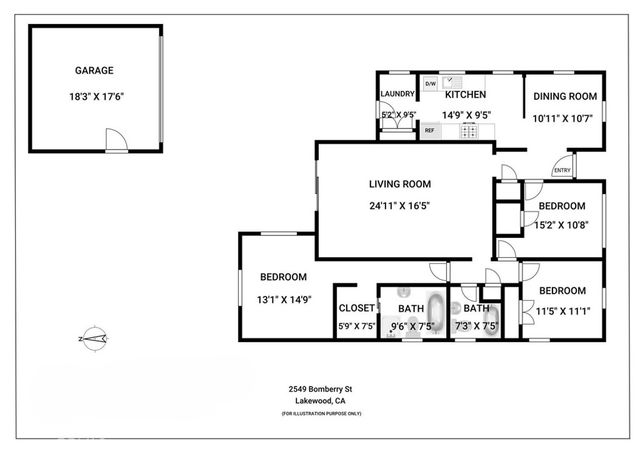 2549 Bomberry, Lakewood, CA 90712