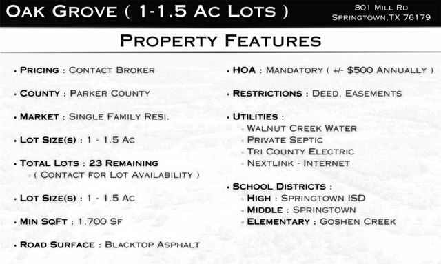 181 Oak Grove Way, Springtown, TX 76082