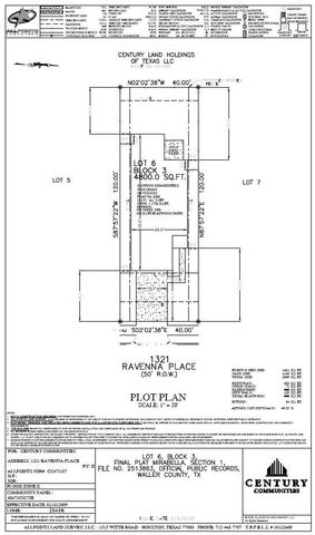 1321 Ravenna Place, Brookshire, TX 77423