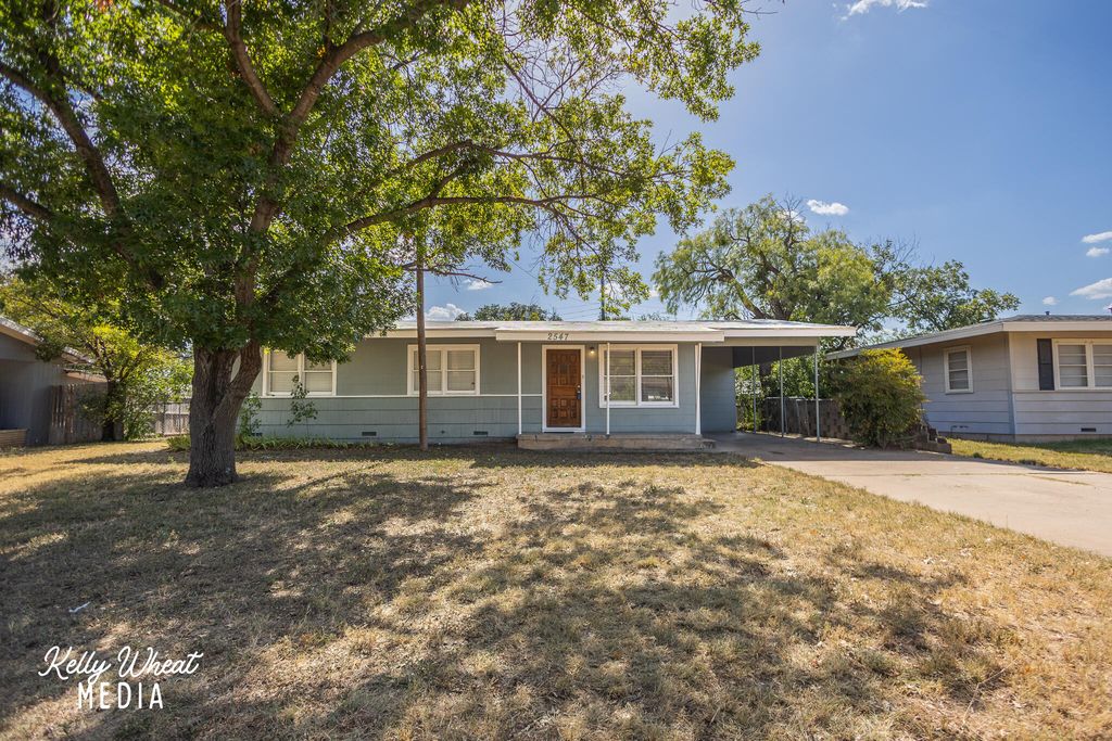 Image 1 of property listing at 2547 Culver Avenue, San Angelo, TX 76904