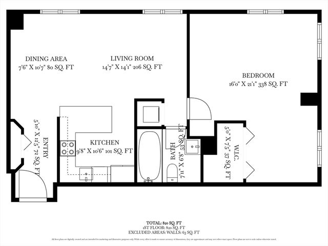 100 Marina Dr 615, Quincy, MA 02171