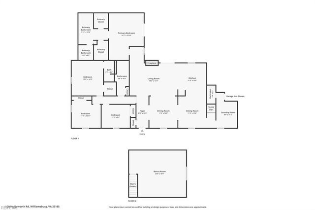 100 Holdsworth RD, Williamsburg, VA 23185