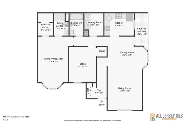 18 Dennis Court, Hightstown, NJ 08520