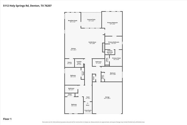 5112 Holy Springs Road, Denton, TX 76207