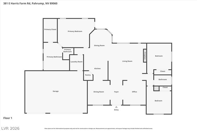 381 East Harris Farm Road, Pahrump, NV 89060