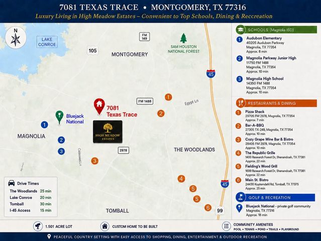 7081 Texas Trace, Montgomery, TX 77316