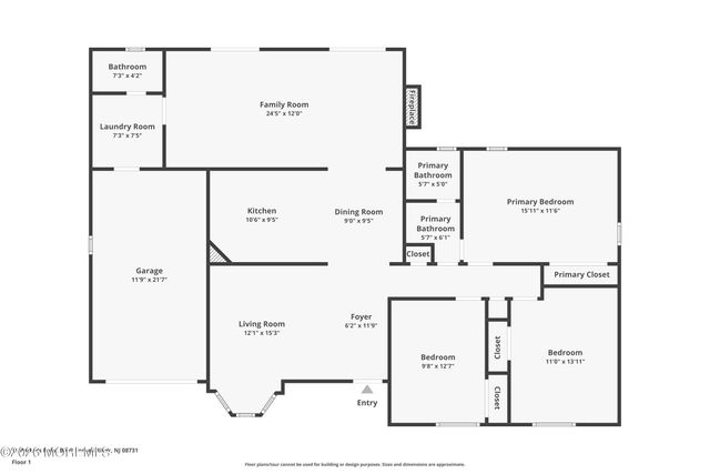 11 Parkers Point Boulevard, Forked River, NJ 08731