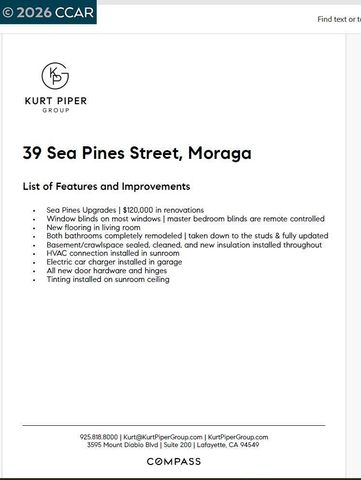 39 Sea Pines Street, Moraga, CA 94556