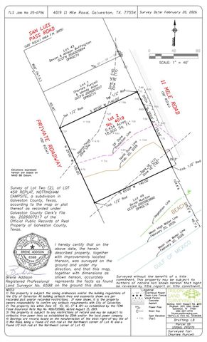 4015 11 Mile Road, Galveston, TX 77554