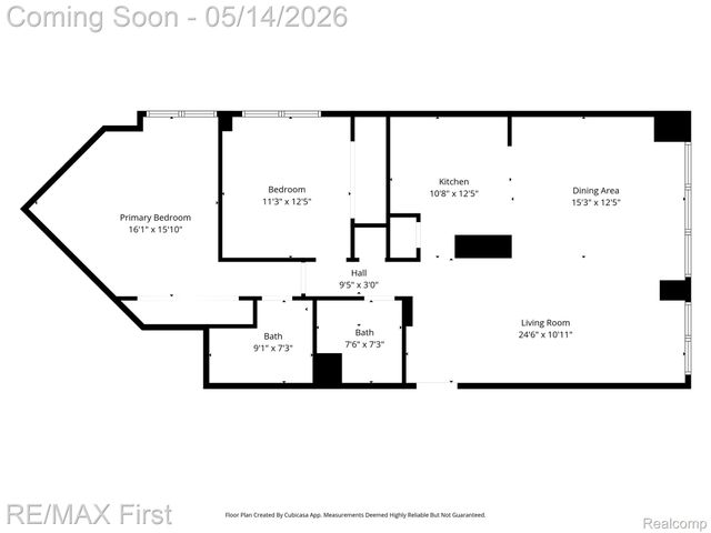 1001 W Jefferson Avenue 6B, Detroit, MI 48226