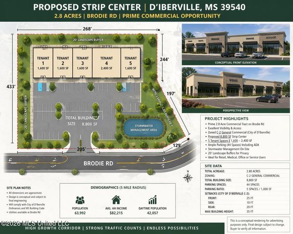 0 Brodie Road, D'iberville, MS 39540