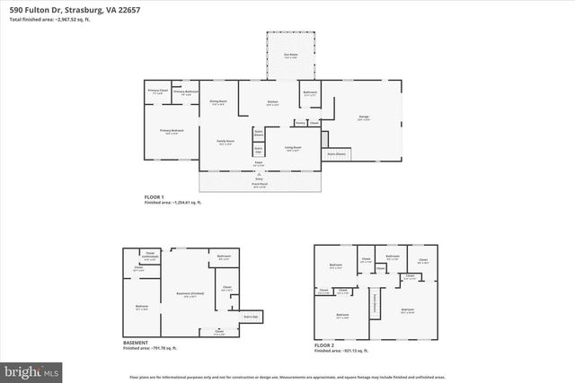590 FULTON DR, Strasburg, VA 22657